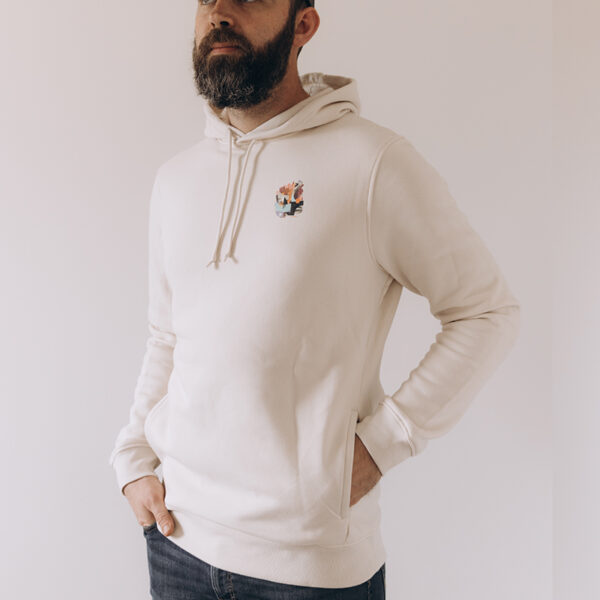 Sweat à capuche DJF Return Edition Natural